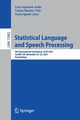 Statistical Language and Speech Processing, 