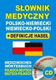 Sownik medyczny polsko-niemiecki niemiecko-polski + definicje hase + CD (sownik elektroniczny), Lemaska Aleksandra, Gut Dawid, Majewska Joanna