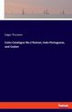 Coins Catalogue No.2 Roman, Indo-Portuguese, and Ceylon, Thurston Edgar