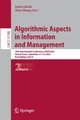 Algorithmic Aspects in Information and Management, 
