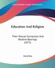Education And Religion, Kay David