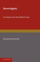 Sovereignty, De Jouvenel Bertrand