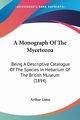 A Monograph Of The Mycetozoa, Lister Arthur