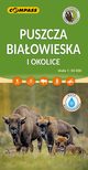 Puszcza Biaowieska i okolice mapa laminowana, praca zbiorowa