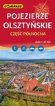 Pojezierze Olsztyskie, cz pnocna mapa turystyczna, 