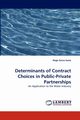 Determinants of Contract Choices in Public-Private Partnerships, Zarco-Jasso Hugo