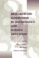 Research and Supervision in Mathematics and Science Education, 