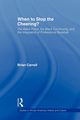 When to Stop the Cheering?, Carroll Brian