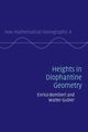Heights in Diophantine Geometry, Bombieri Enrico