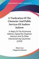 A Vindication Of The Character And Public Services Of Andrew Jackson, Lee Henry