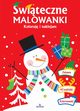 witeczne malowanki Koloruj i naklejam, Matusiak Monika