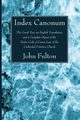 Index Canonum, Fulton John