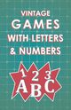 Vintage Games with Letters and Numbers, Various
