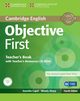 Objective First Teacher's Book with Teacher's Recouces CD-ROM, Capel Annette, Sharp Wendy