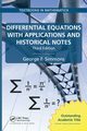 Differential Equations with Applications and Historical Notes, Simmons George F.