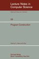 Program Construction, Bauer Friedrich L.
