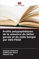 Profils polypeptidiques de la semence du blier garole et du mle bengal par SDS-PAGE, Chattaraj Somraj