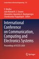 International Conference on Communication, Computing and Electronics Systems, 