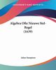 Algebra Ofte Nieuwe Stel-Regel (1639), Stampioen Johan