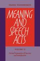 Meaning and Speech Acts, Vanderveken Daniel