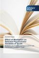 Effect of Meditation on Selected Psychomotor Variables of Youth, Bagga Kulvinder