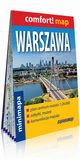 Warszawa laminowany plan miasta mini 1:26 000, 
