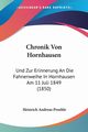 Chronik Von Hornhausen, Proehle Heinrich Andreas
