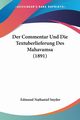 Der Commentar Und Die Textuberlieferung Des Mahavamsa (1891), Snyder Edmund Nathaniel