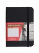 Notes A7 z gumk Secesja kratka czarny, 