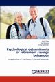 Psychological Determinants of Retirement Savings Behaviour, Croy Gerry