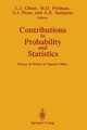 Contributions to Probability and Statistics, Gleser Leon Jay