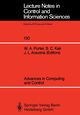 Advances in Computing and Control, 