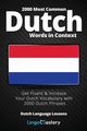 2000 Most Common Dutch Words in Context, Lingo Mastery