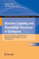 Machine Learning and Knowledge Discovery in Databases, 