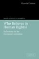 Who Believes in Human Rights?, Dembour Marie-Benedicte
