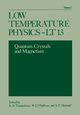 Low Temperature Physics-LT 13, Timmerhaus K. D.