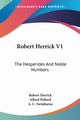Robert Herrick V1, Herrick Robert