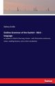Outline Grammar of the Kachri - B?r? - language, Endle Sidney