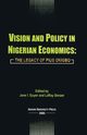 Vision and Policy in Nigerian Economics, 