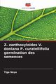 Z. zanthoxyloides V. doniana P. curatellifolia germination des semences, Neya Tiga