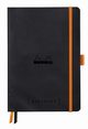 Notes Rhodia Rhodiarama Goalbook black  A5 w kropki Softcover, 