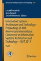 Information Systems Architecture and Technology, 