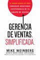 Gerencia de ventas. Simplificada., Weinberg Mike