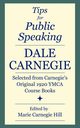 Tips for Public Speaking, Carnegie Dale