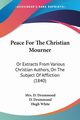 Peace For The Christian Mourner, 