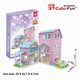 Puzzle 3D Alisa's home Domek dla lalek 74 elementy, 