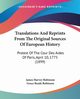 Translations And Reprints From The Original Sources Of European History, 