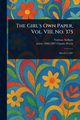 The Girl's Own Paper, Vol. VIII, No. 375, Various