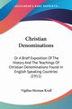 Christian Denominations, Krull Vigilius Herman