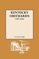 Kentucky Obituaries, 1787-1854, Clift G. Glenn